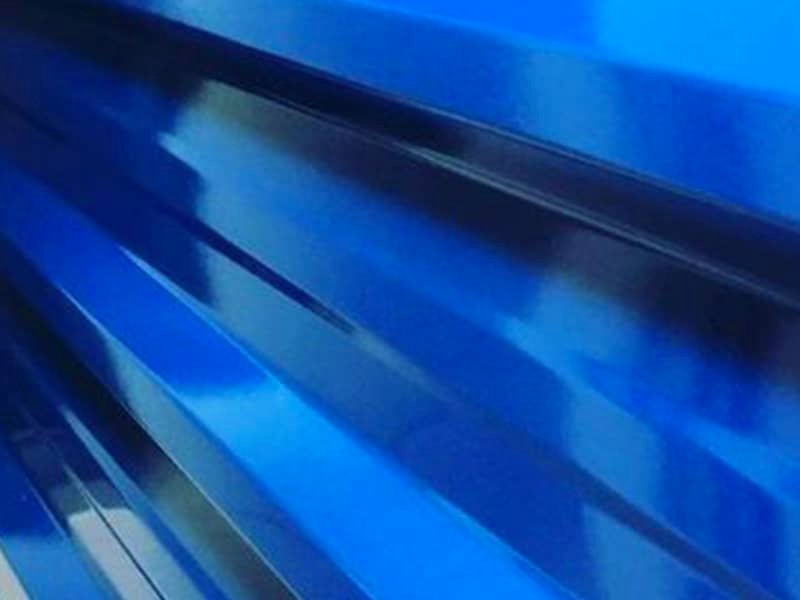 Telhas pré-pintadas